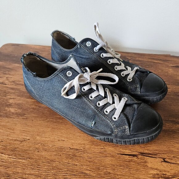 John Lofgren Champion Denim Sneakers Size 8 - Picture 3 of 9